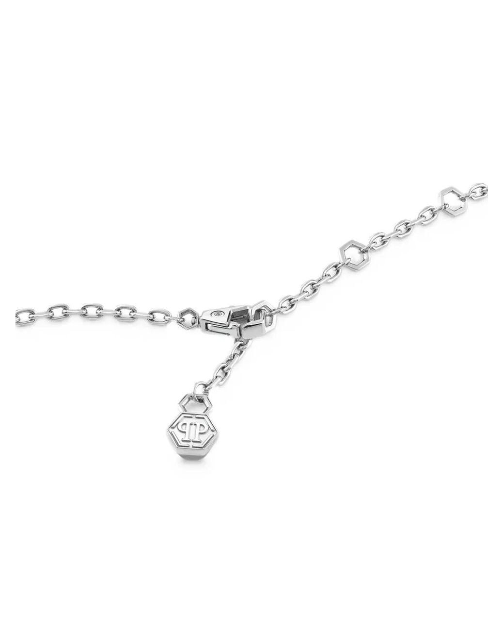 Collana Con Pendente di Philipp Plein in White