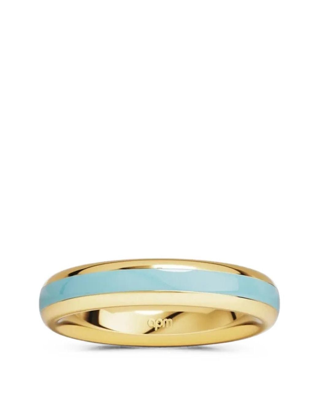 Apm Monaco Metallic Riviera Enamel Ring