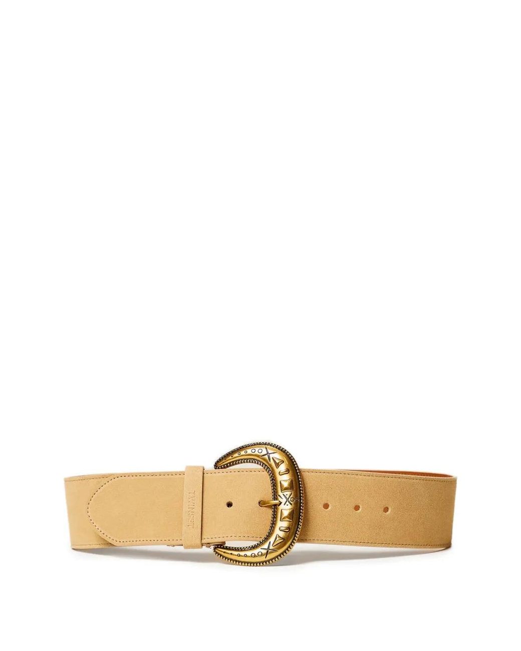 Twinset Metallic Suede Belt