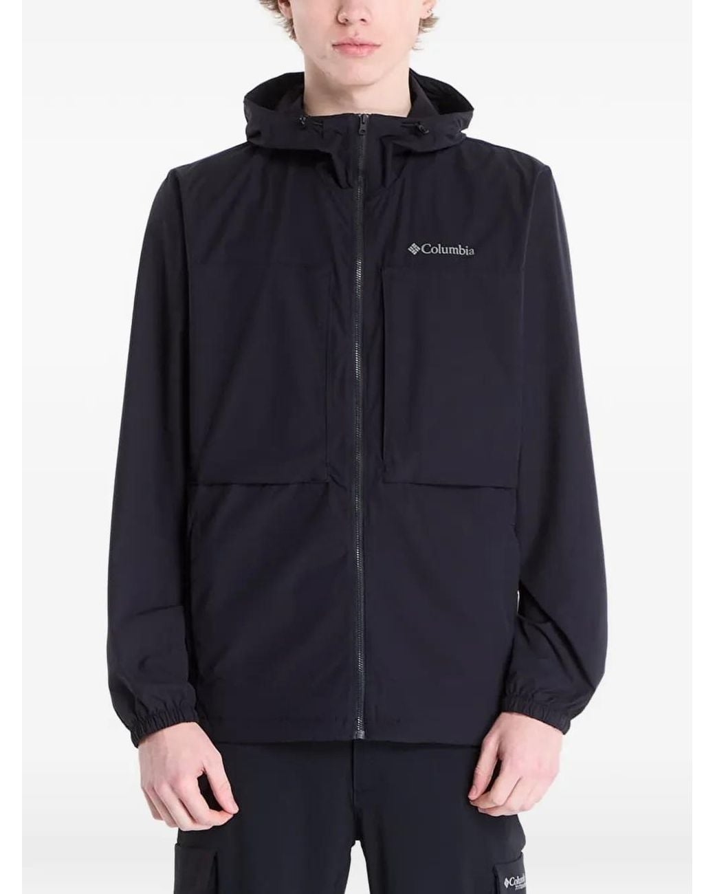 Columbia Blue Street Heights Hooded Windbreaker for men