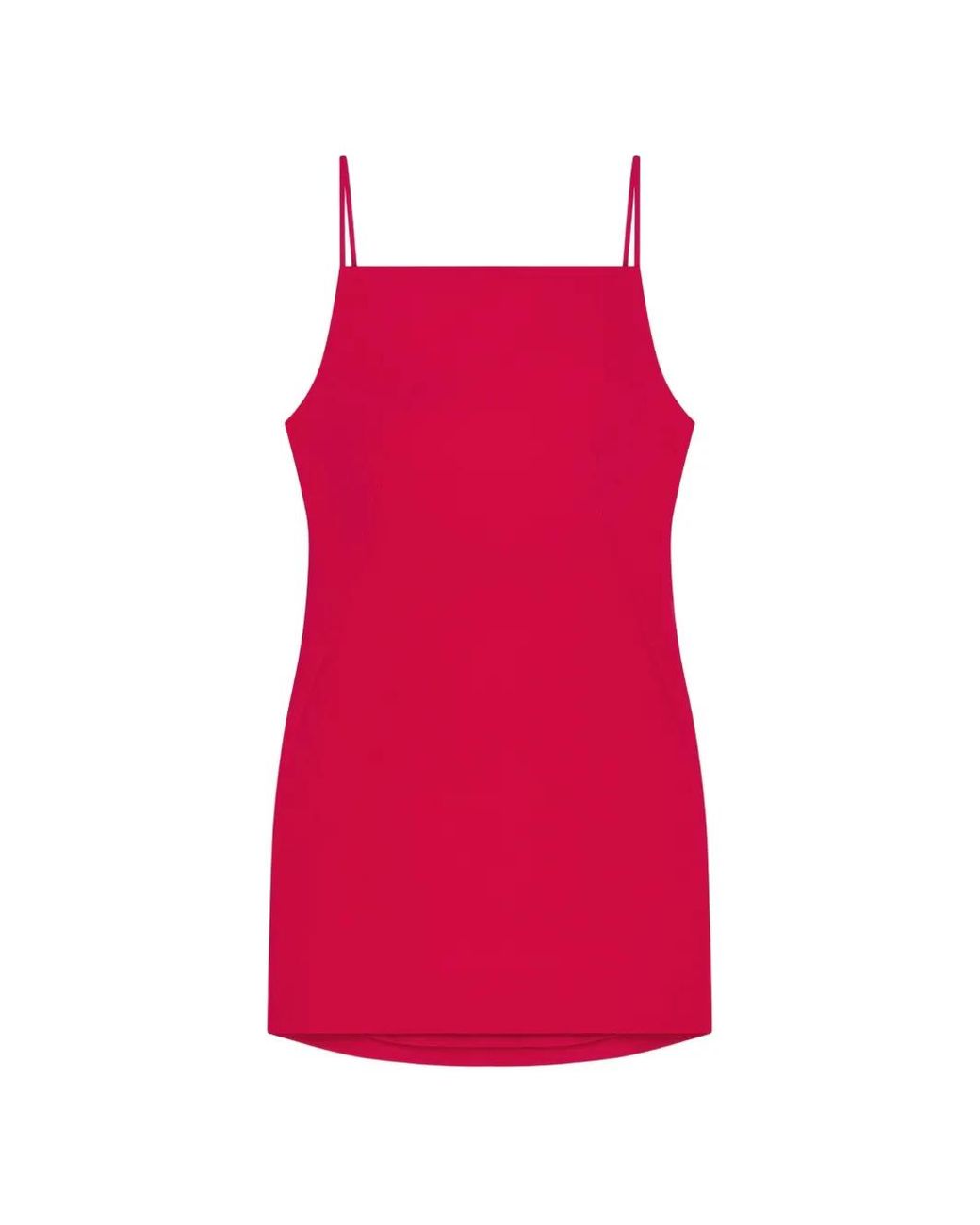 Givenchy Red Robe Courte En Crêpe Cady