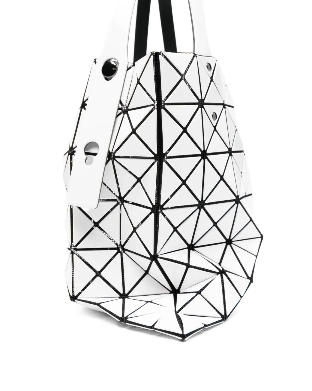 Issey Miyake White Prism Small Tote