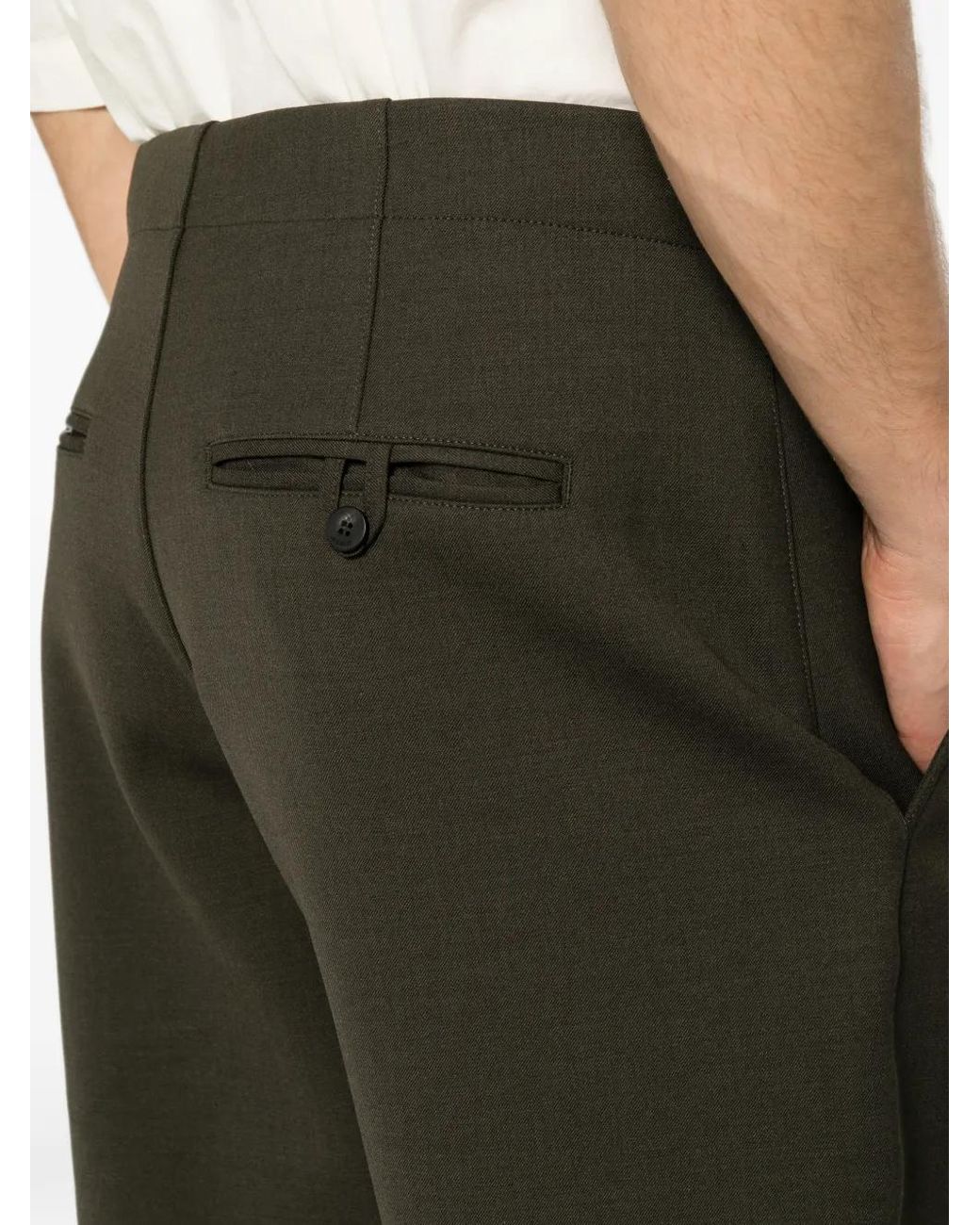 Jacquemus Green Side-Pockets Trousers for men