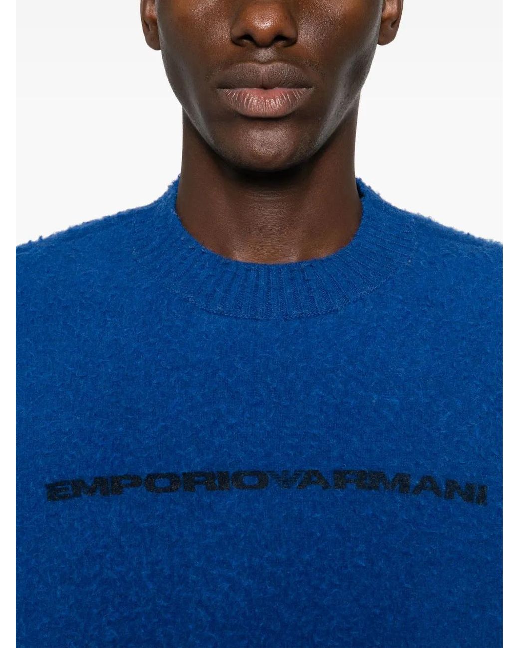Emporio Armani Blue Sweater Clothing for men
