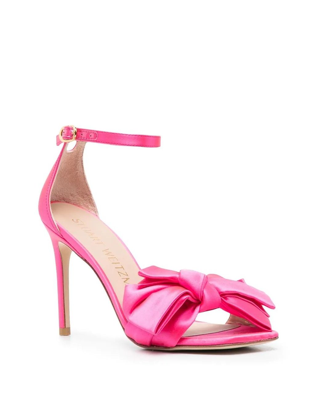 Stuart Weitzman Pink 110Mm Leather Sandals