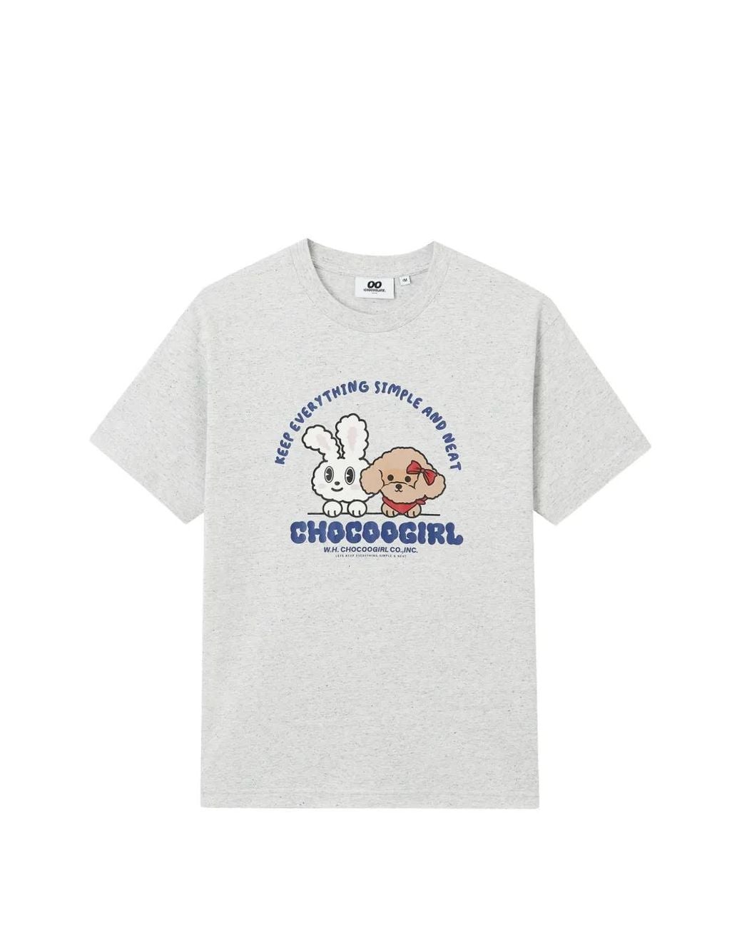 Chocoolate White Printed T-Shirt