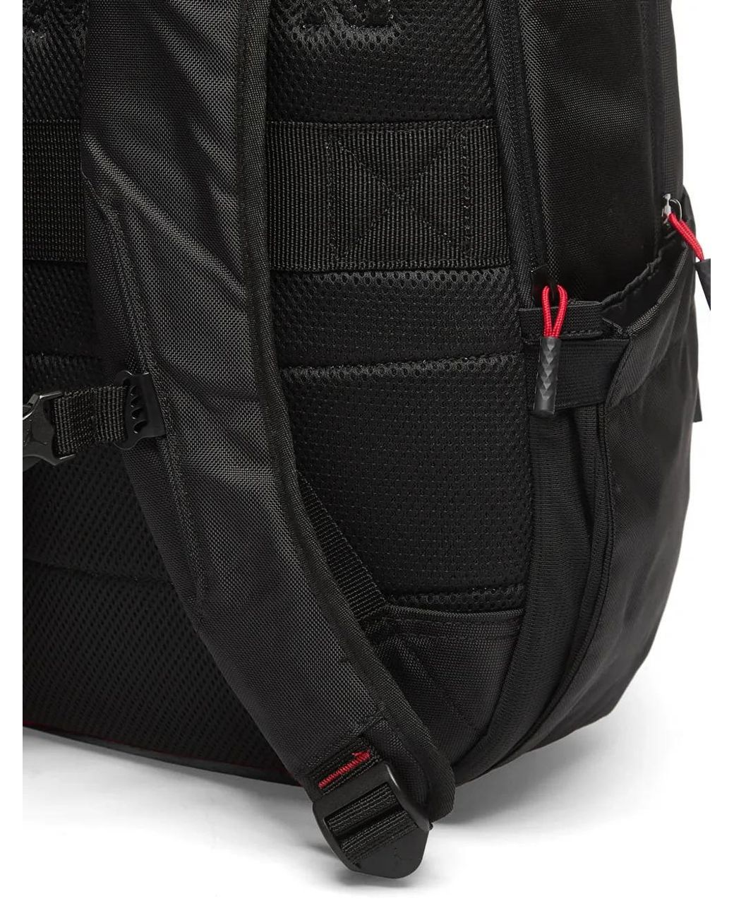 Nike Red Logo-Print Panelled Backpack