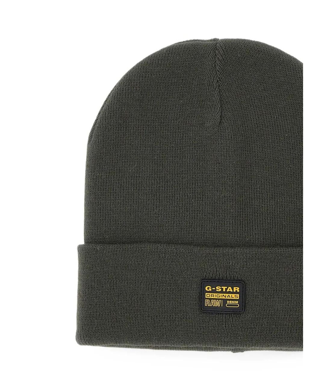 G-Star Effo Long Beanie Mit Logo-Patch in Green für Herren