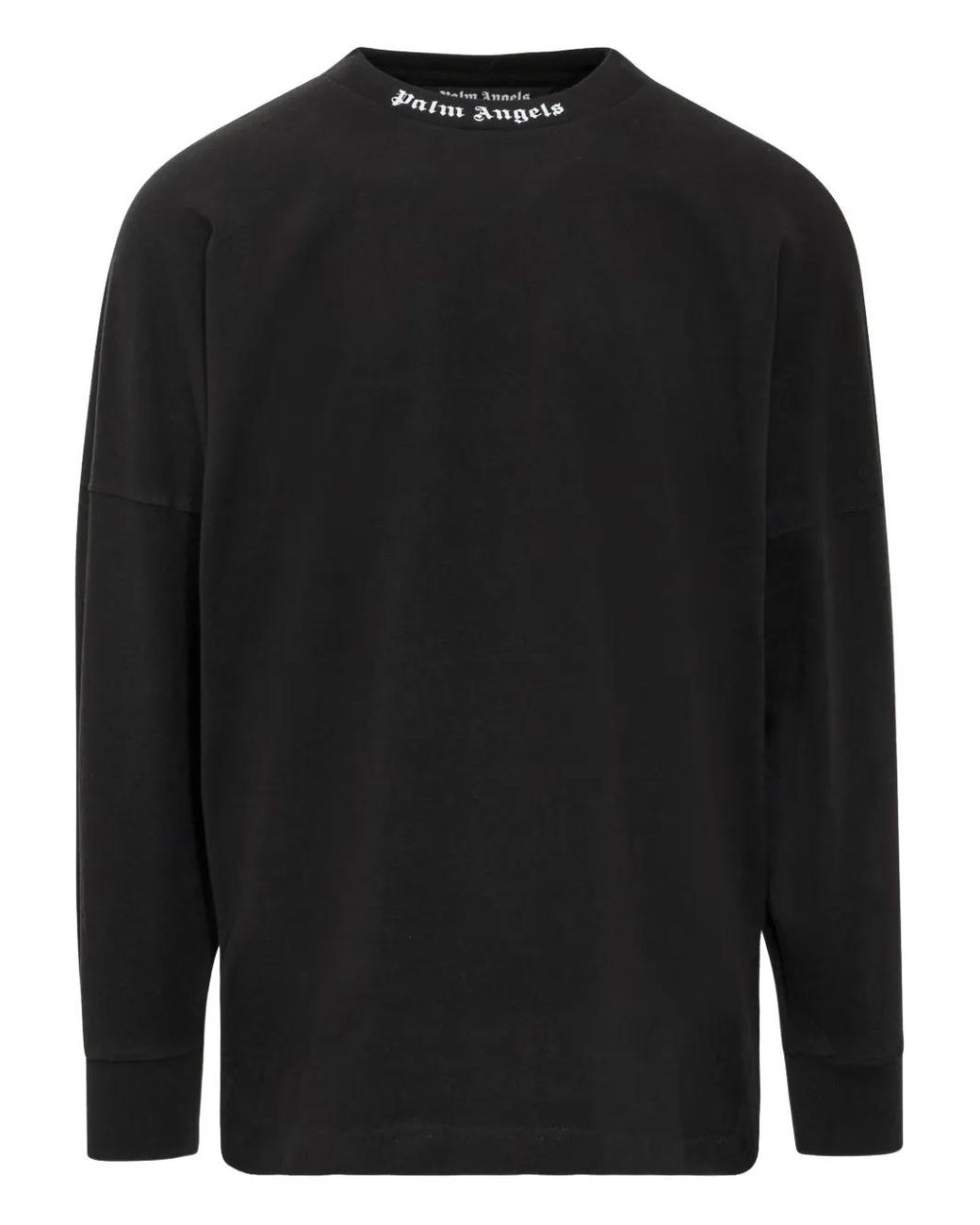 Palm Angels Black Pull À Logo Imprimé for men