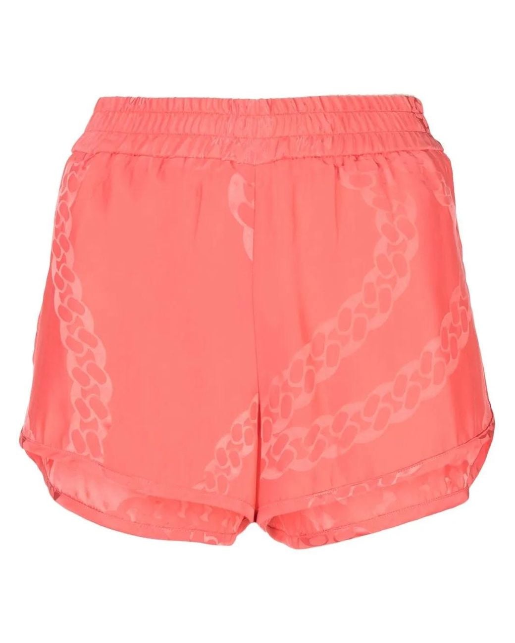 Stella McCartney Pink Print Silk Shorts