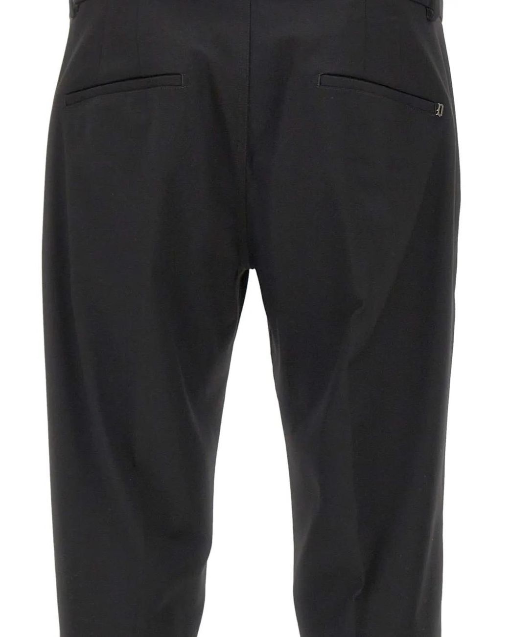 Dondup Black Welt-Pocket Pants for men