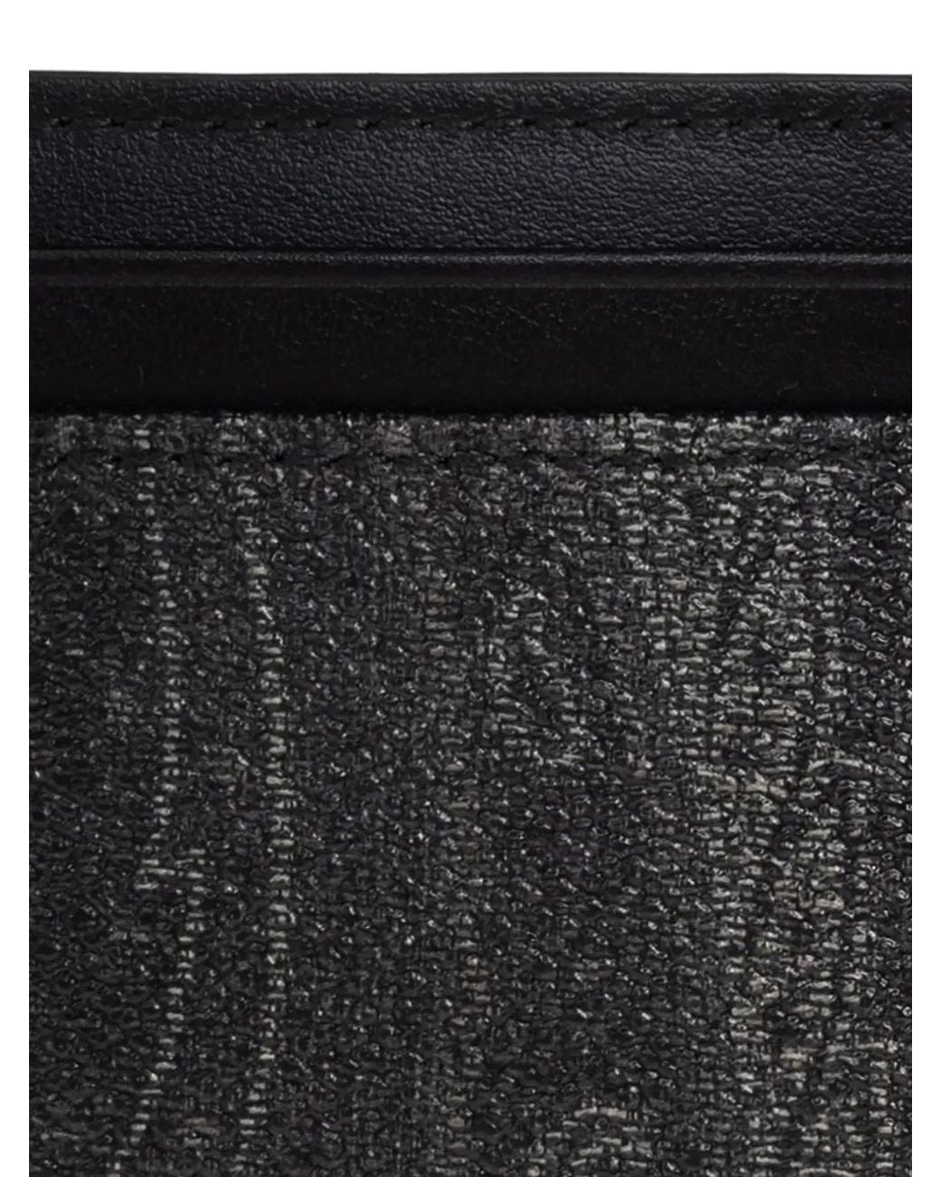 Etro Black Paisley-Patterned Card Holder for men