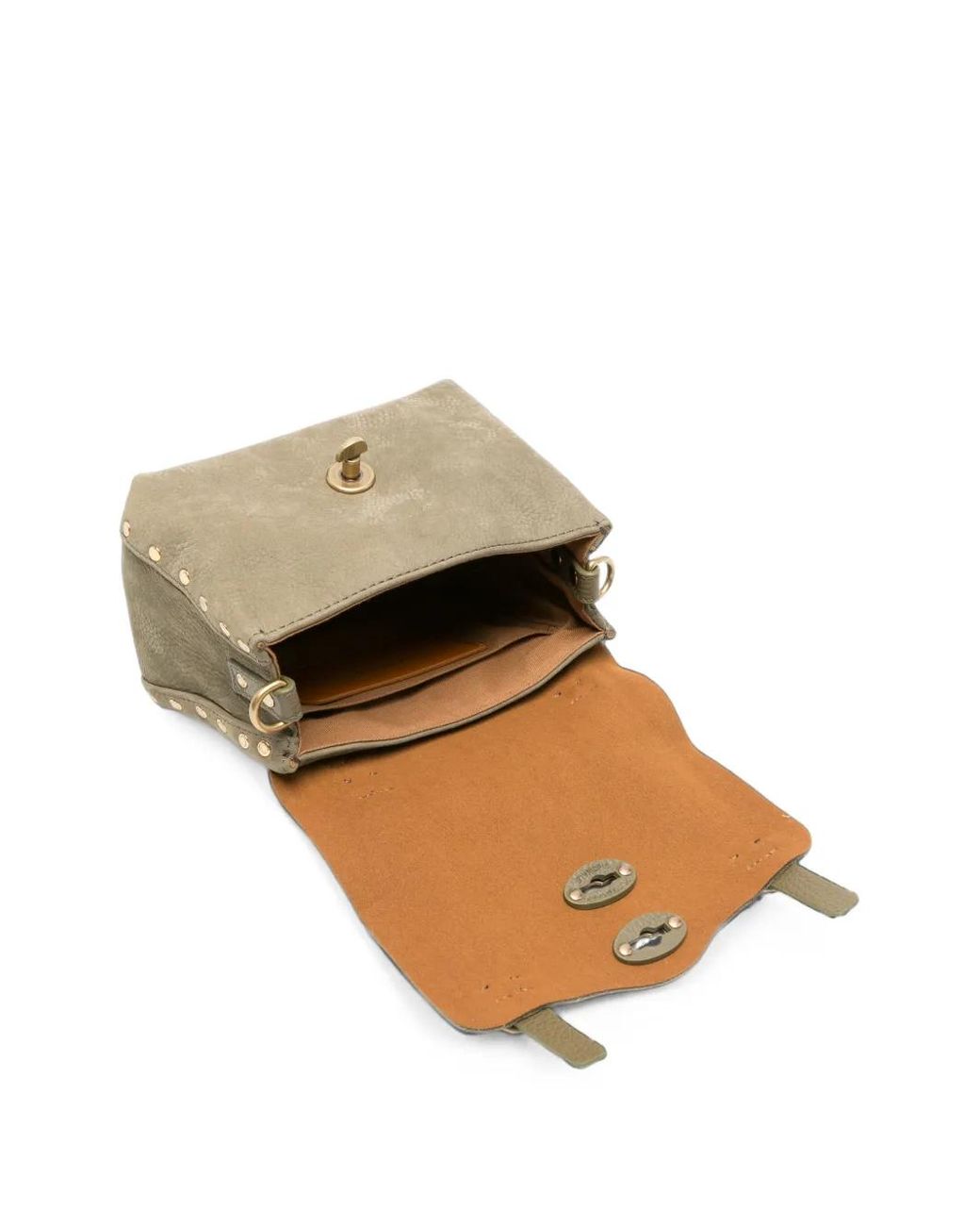 Zanellato Metallic Baby Postina Nubuck-Leather Tote Bag