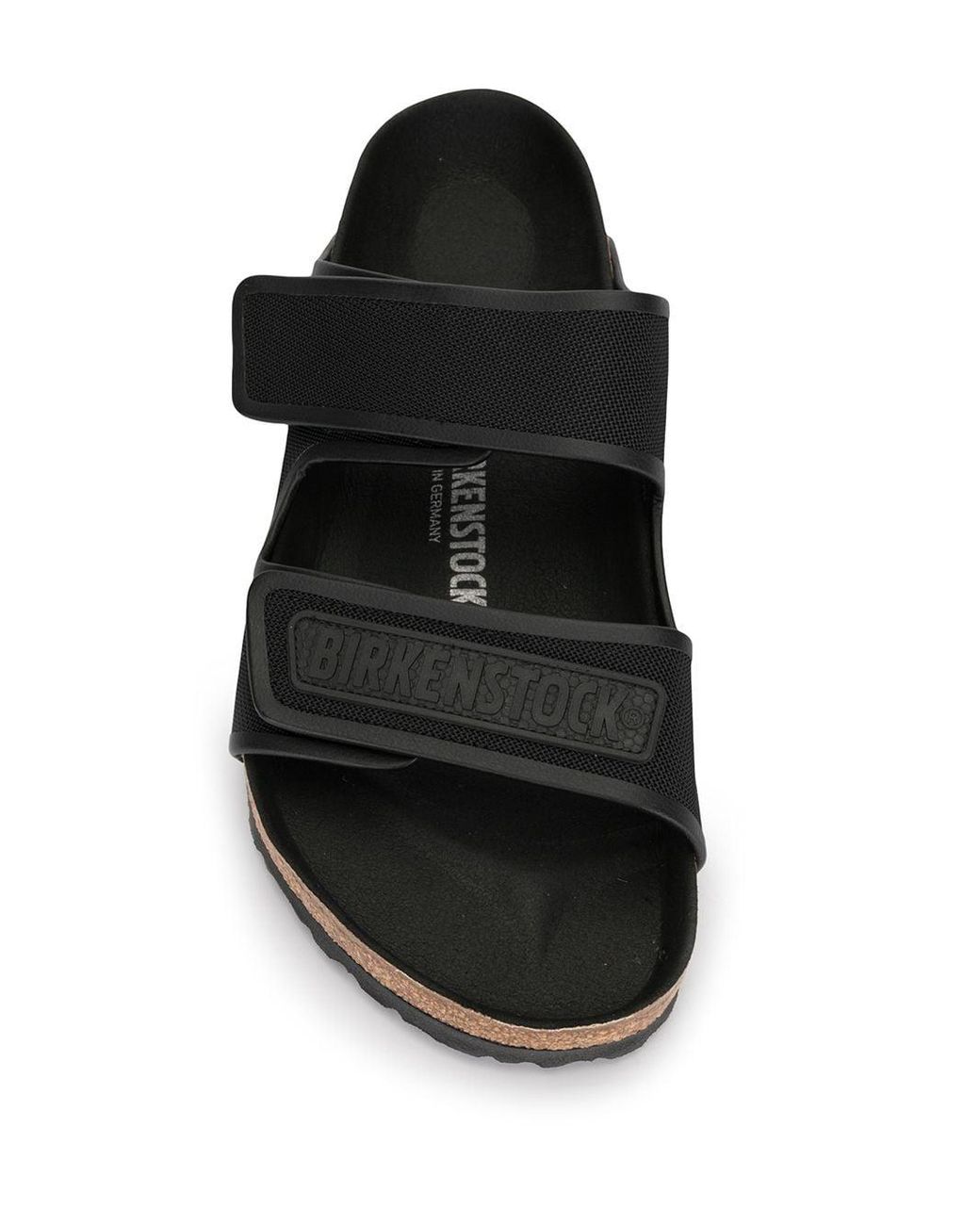 Birkenstock Double-strap Flat Sandals in Black for Men | Lyst