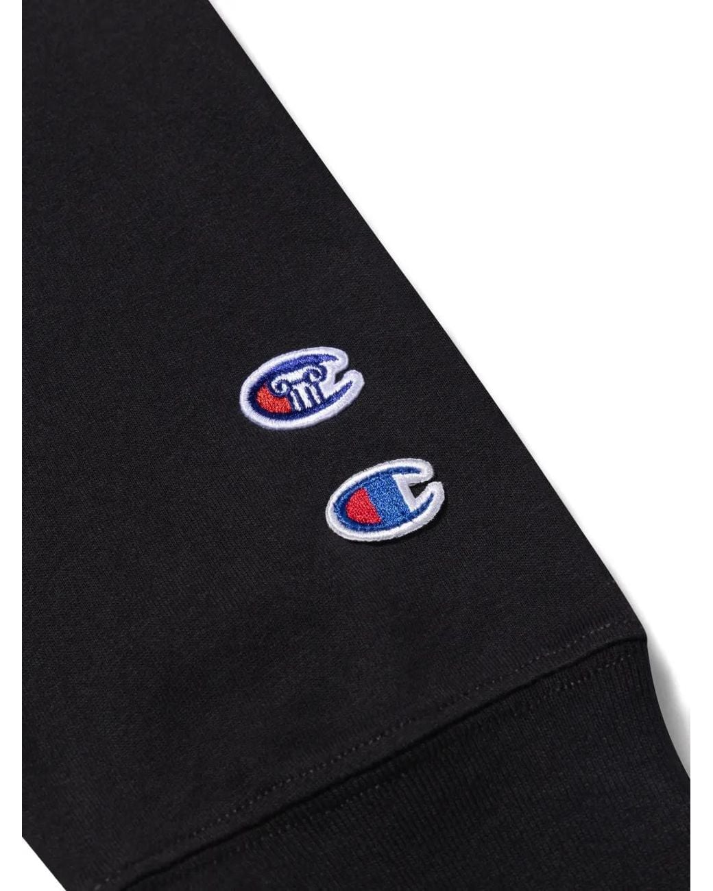 Champion Black X Aries Graphic-Print Sweatshirt