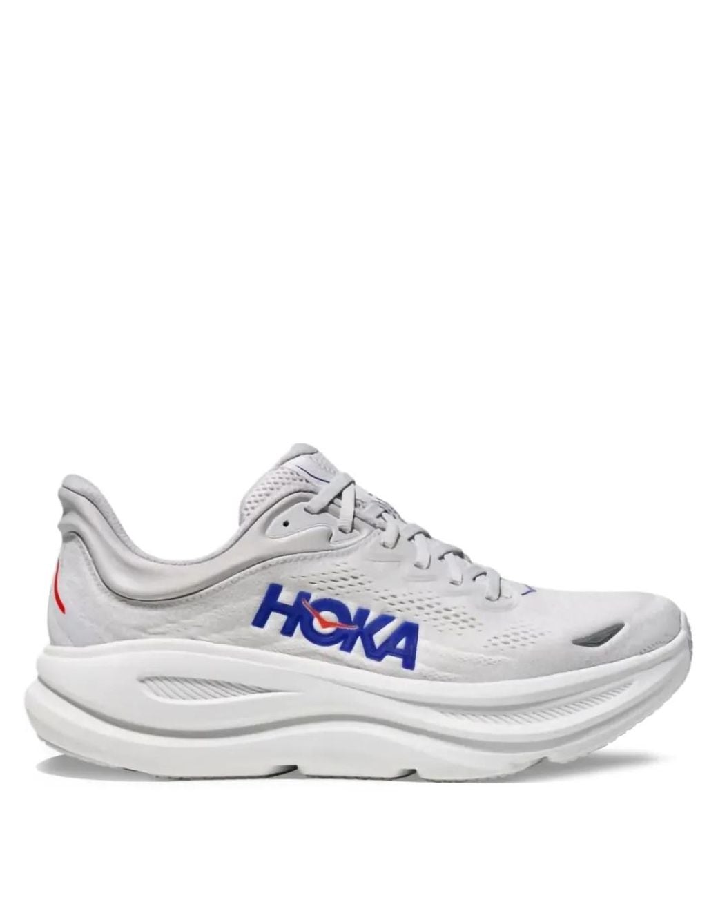 Hoka One One White Bondi 9 Sneakers for men