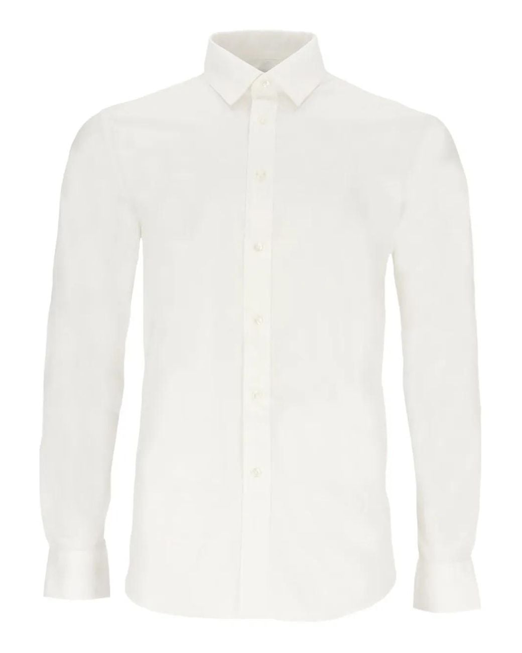 Scotch & Soda White Long-Sleeve Button-Down Shirt for men