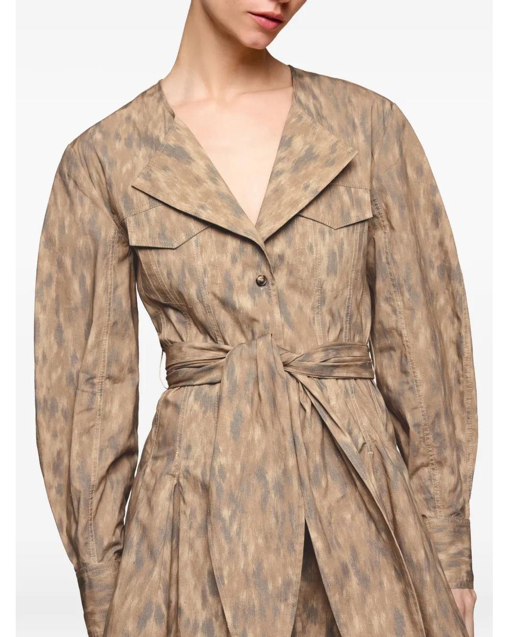 Ganni Natural Shirt Dress