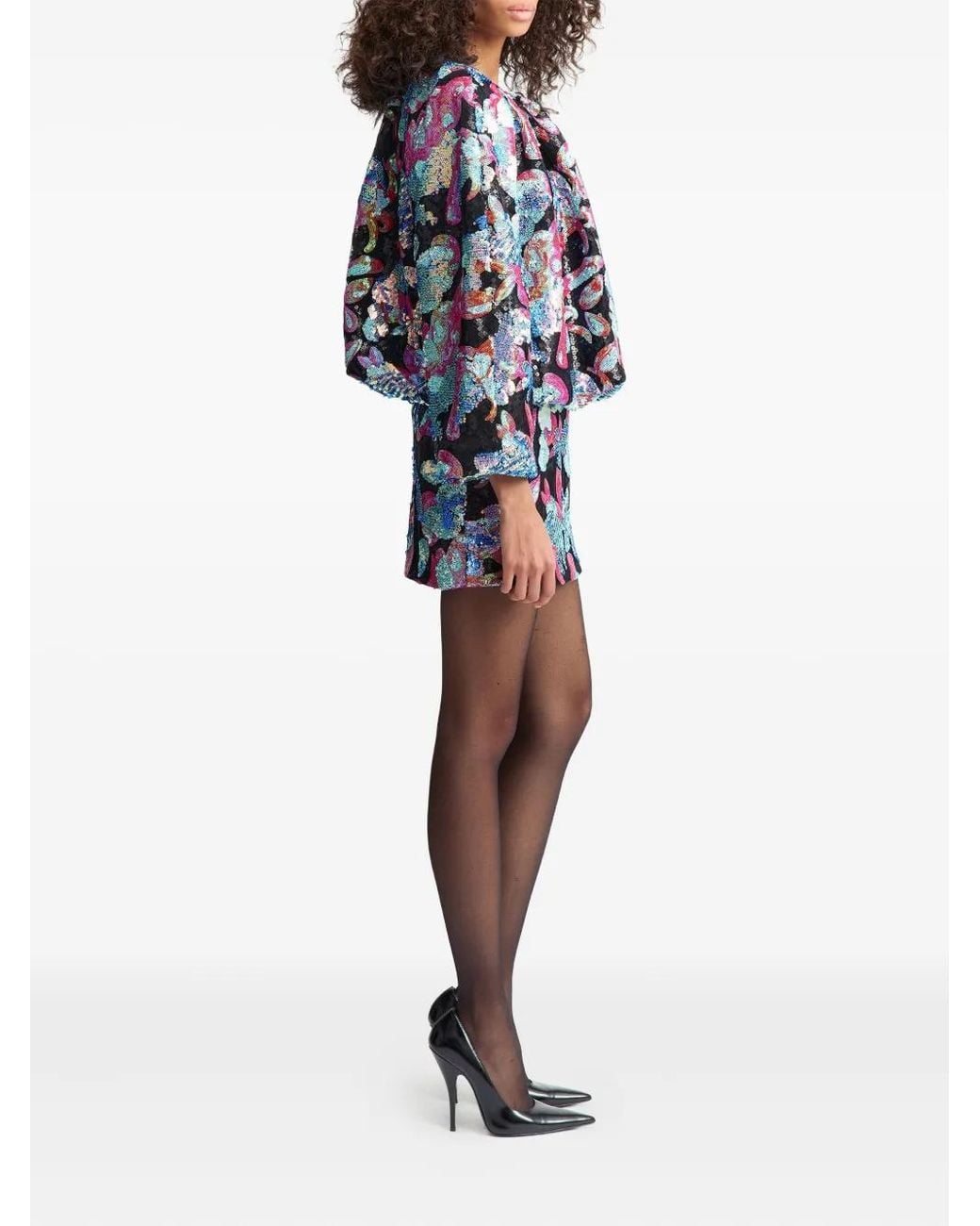 16Arlington Blue Polin Sequinned Top