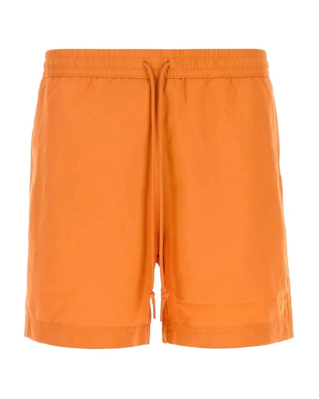Carhartt Orange Short De Bain Chase for men