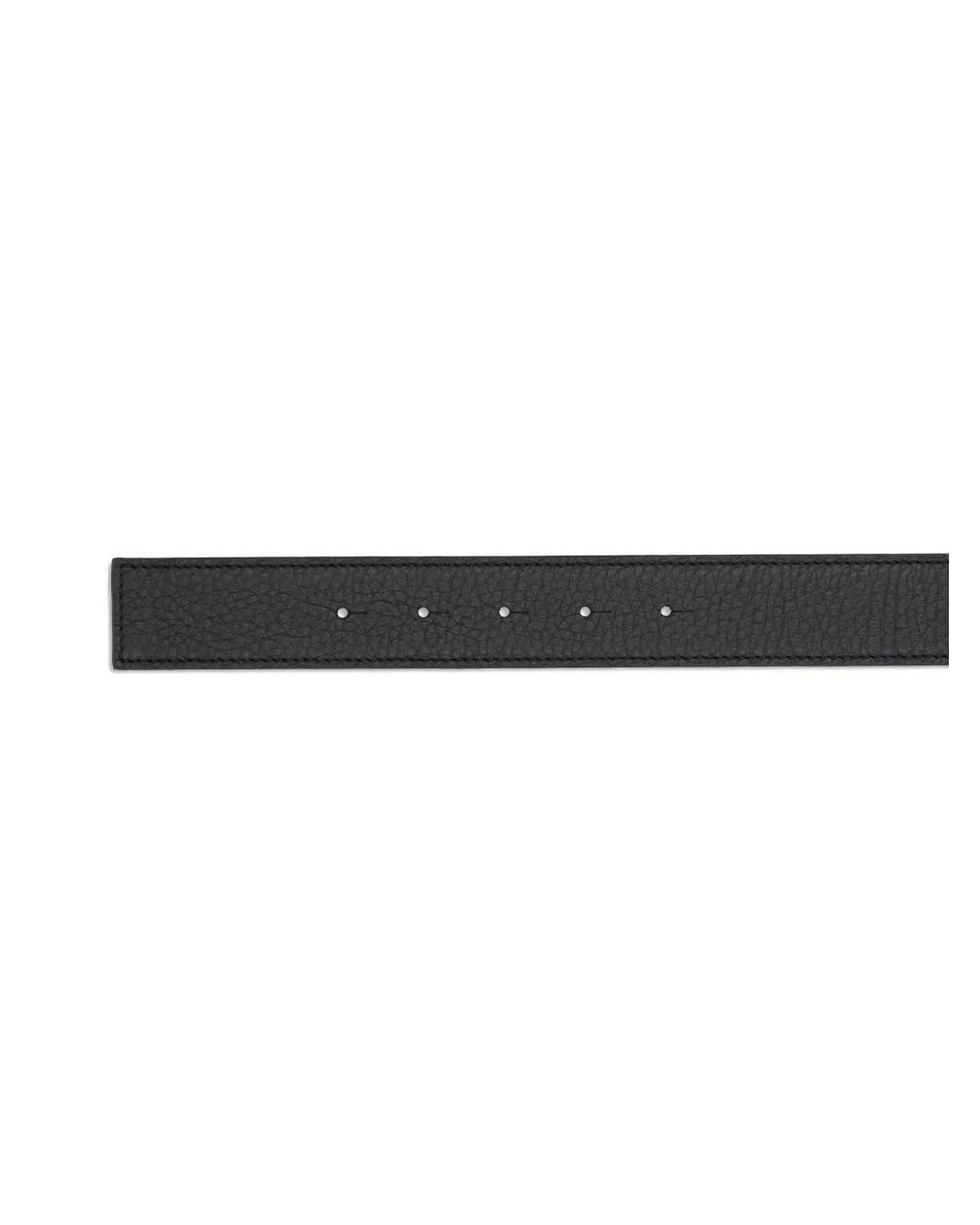 Loewe Brown Anagram Reversible 3.5Cm Belt for men