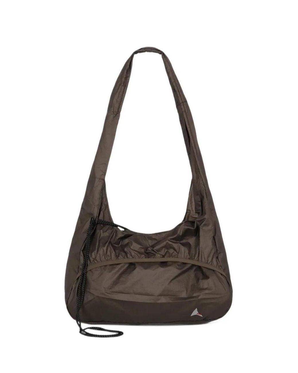 Roa Black Logo-Embroidered Shoulder Bag