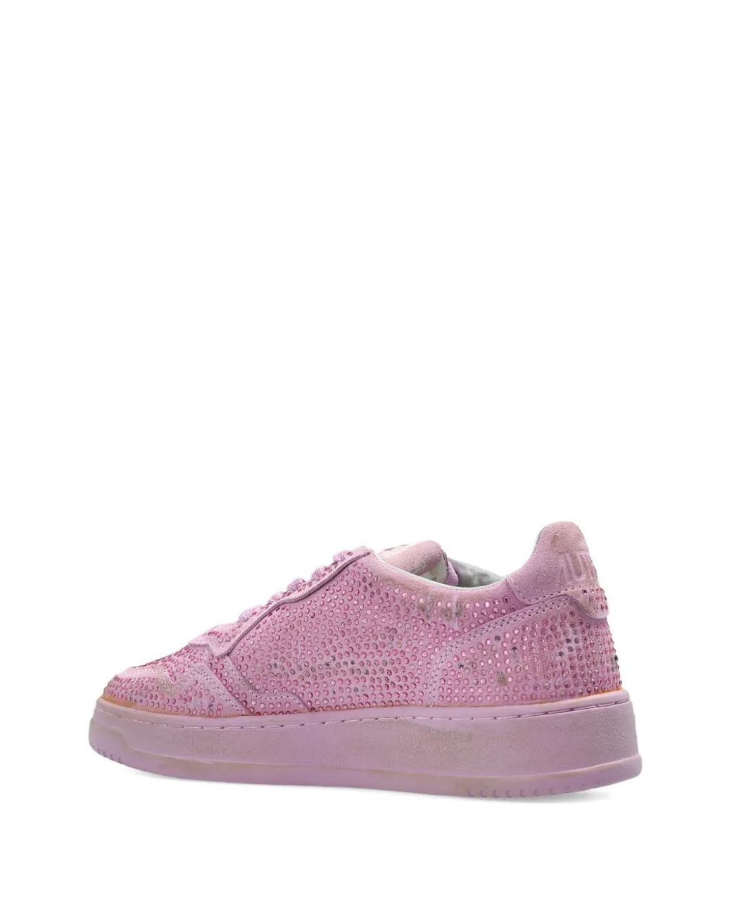 Autry Purple Medalist Low Sneakers