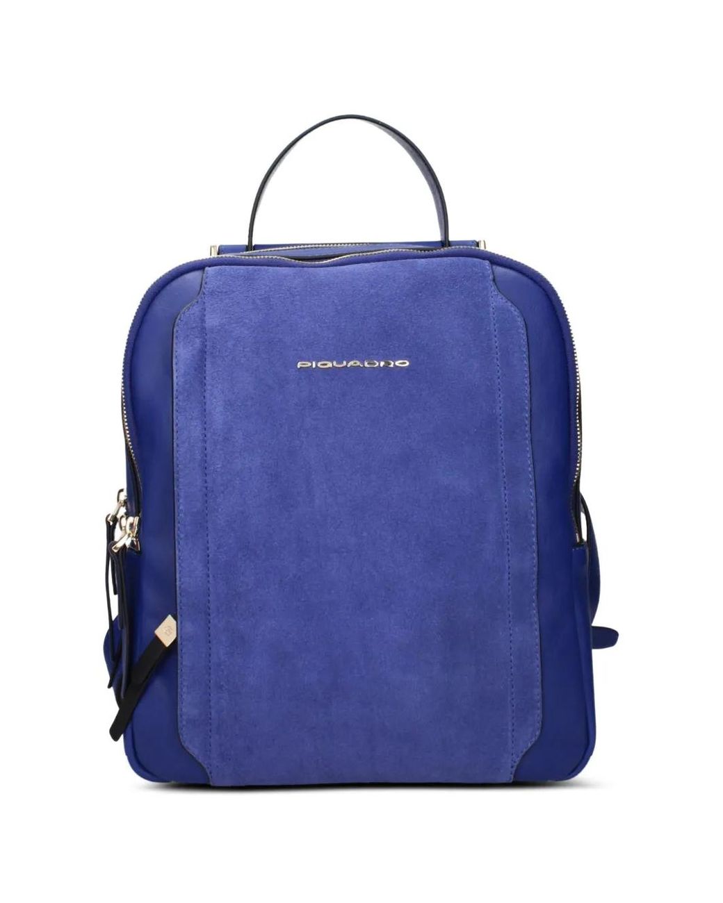 Piquadro Blue Rucksack Mit Seitlichem Reißverschluss
