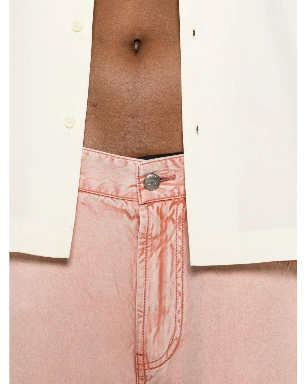 DIESEL Pink Bermuda Shorts
