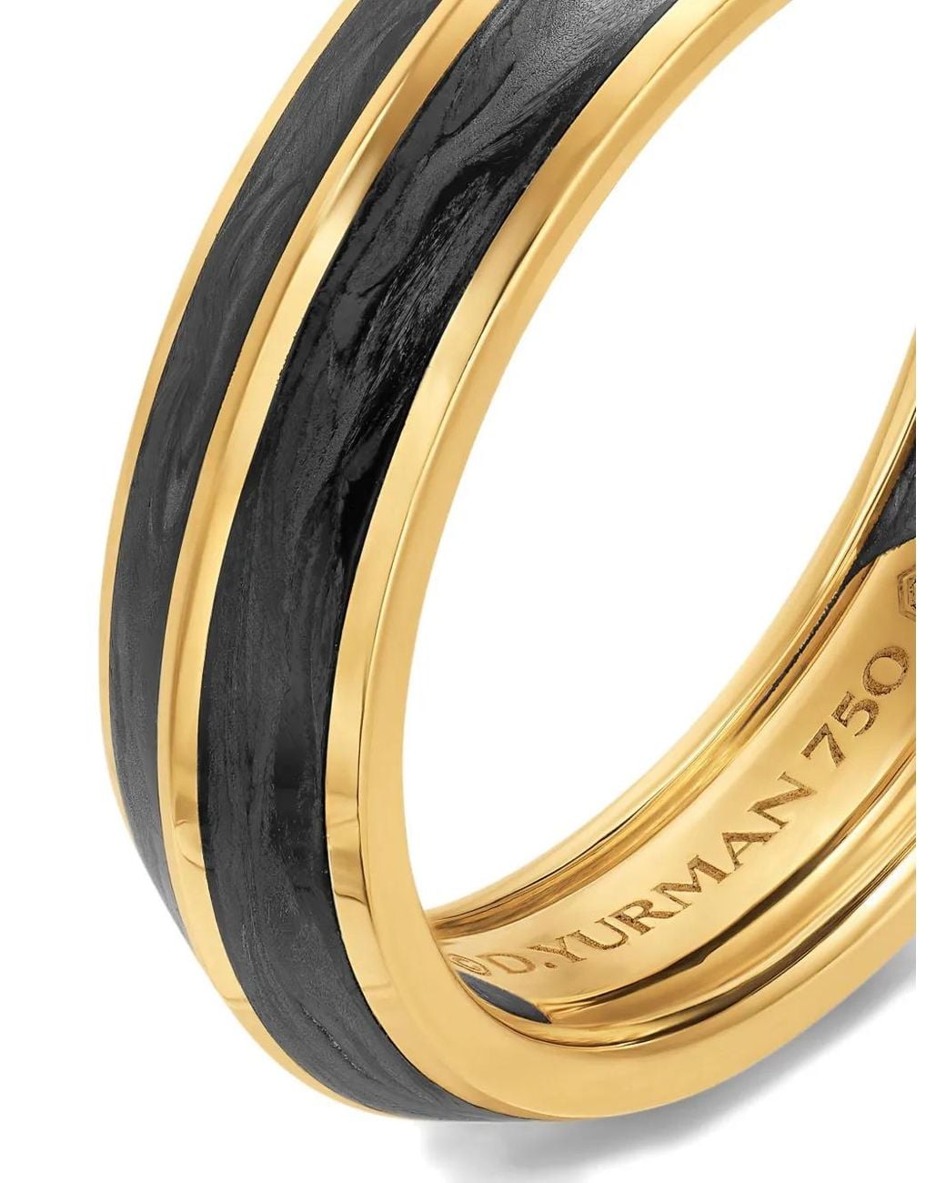 David Yurman White 18K Knife Edge Ring for men