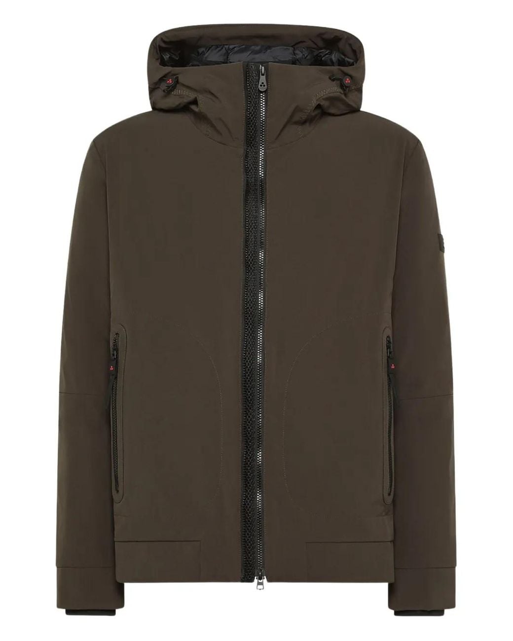 Peuterey Green Loge Srt 1 Hooded Quilted Jacket for men