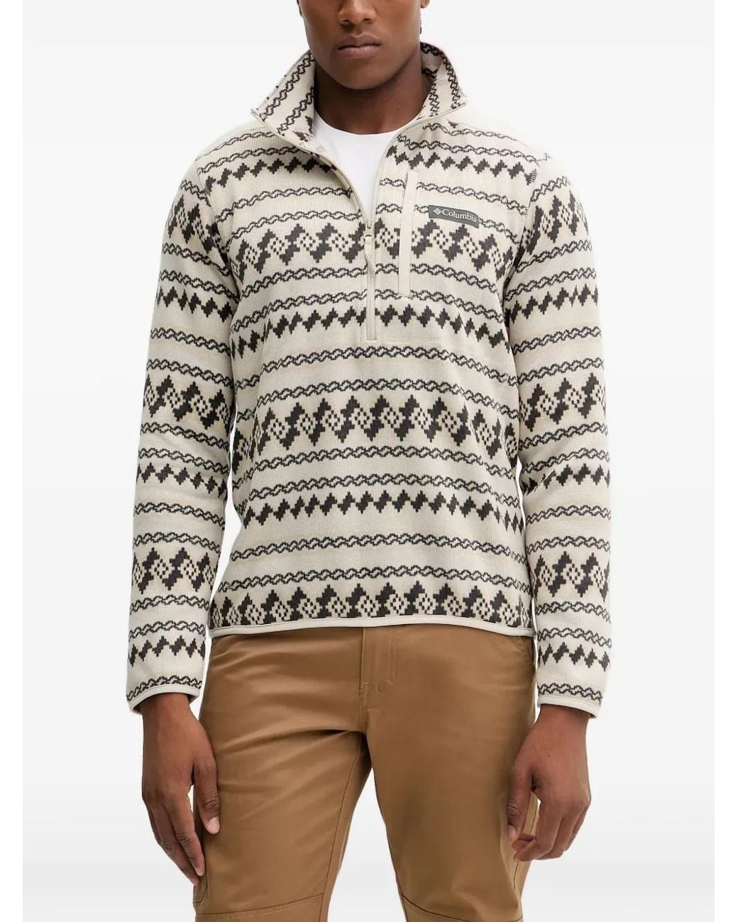 Columbia Gray Sweater Weather Iii Half-Zip Sweater for men