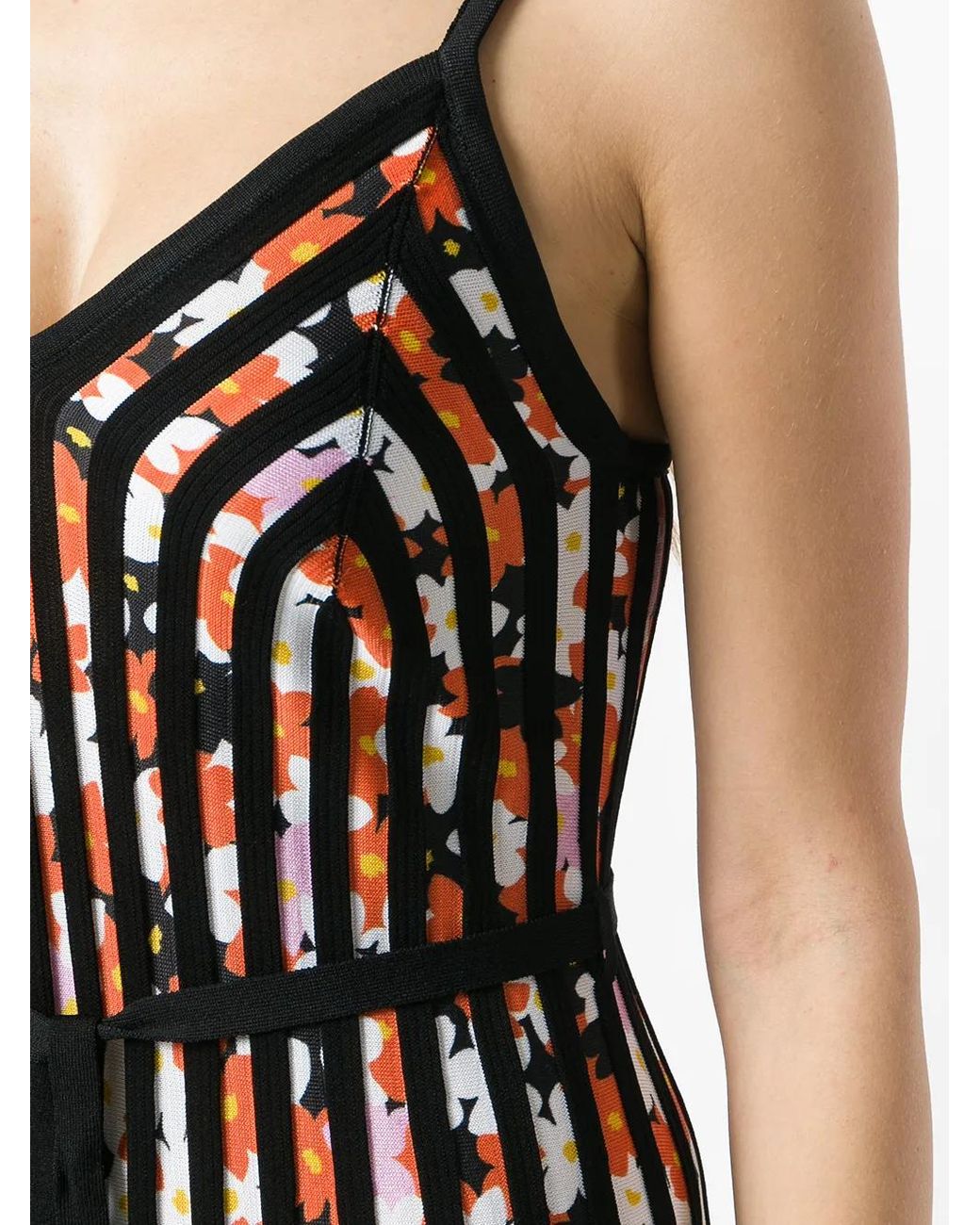 KENZO White Floral Fantasy Print Dress