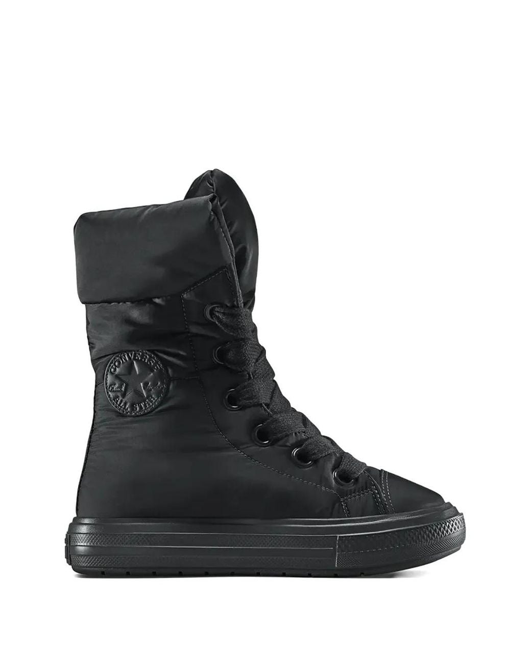 Converse Black Chuck Taylor All Star Elements Lace-Up Padded Boots