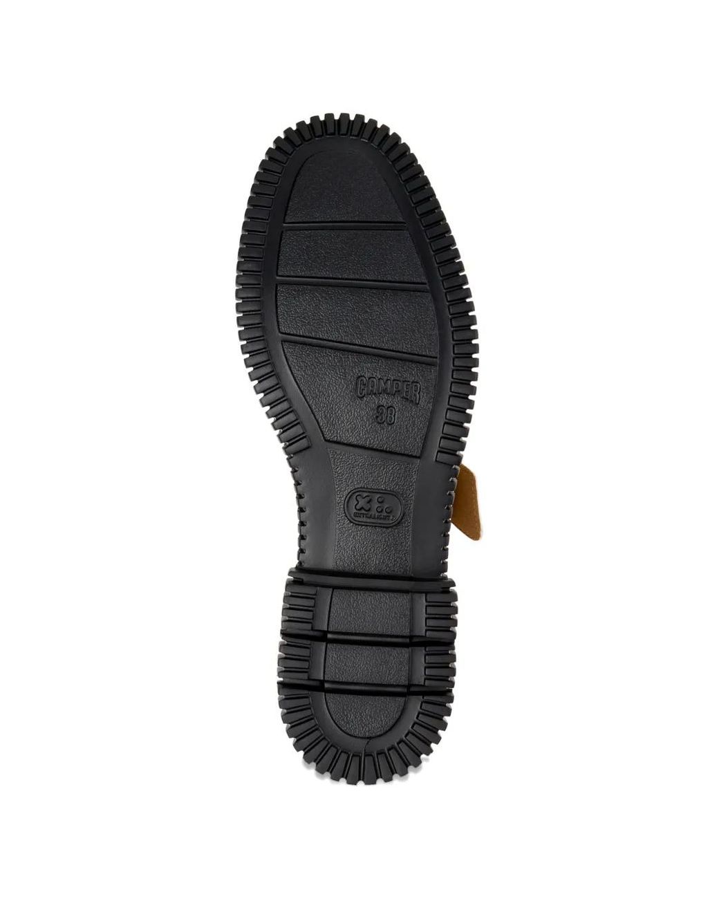 Camper White Pix Buckled Ballet Flats