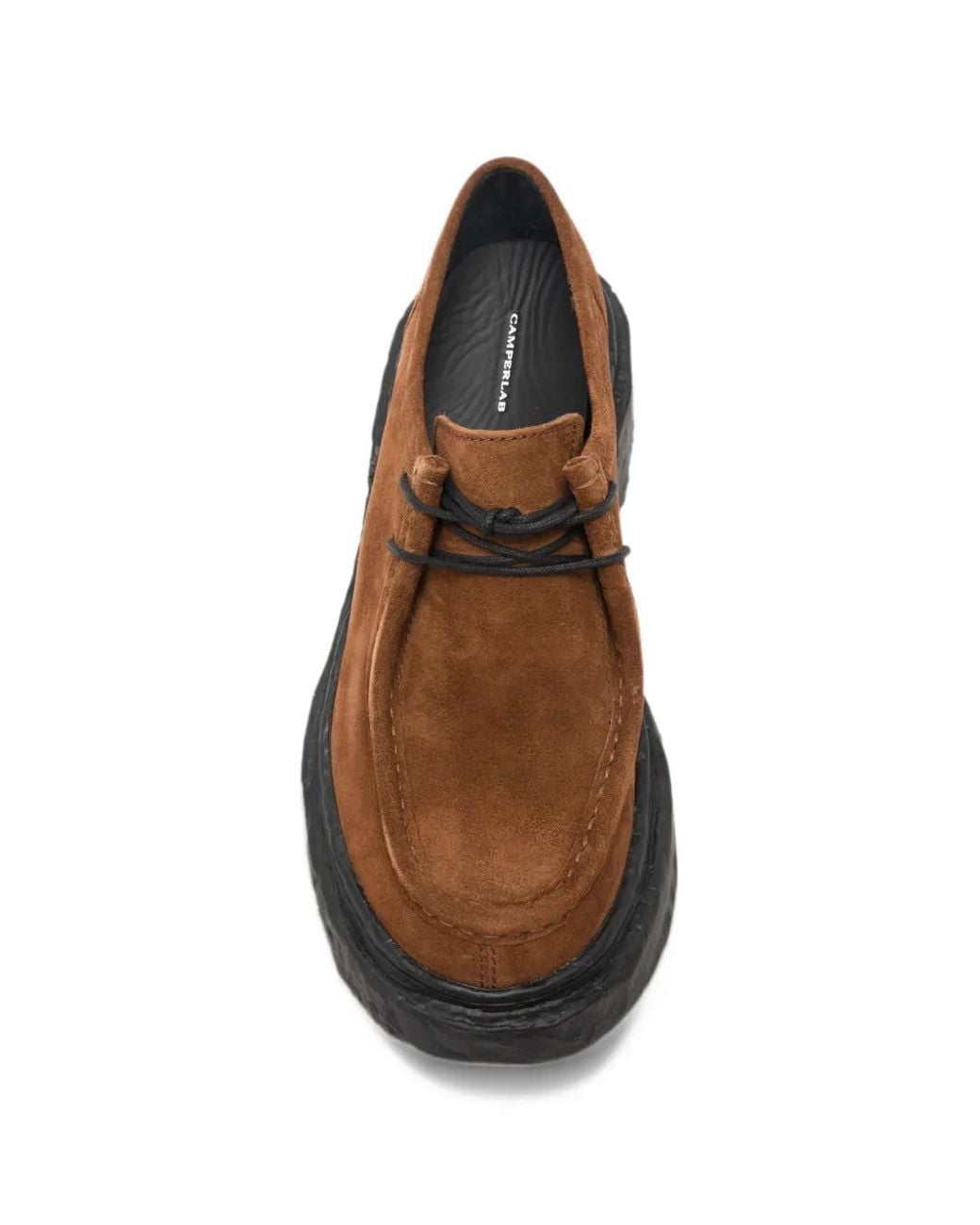 CAMPERLAB Brown Vamonos Suede Chunky-Sole Shoes