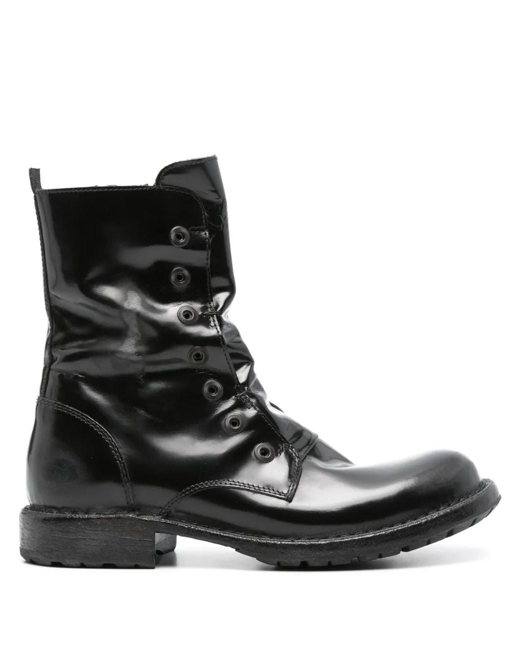 Moma Black Distressed Boots