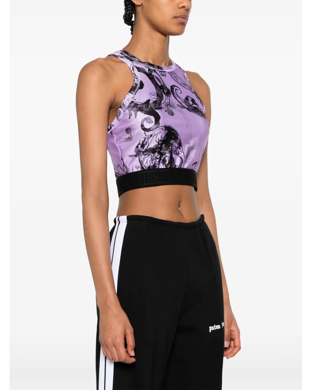 Versace Jeans Couture Purple Top