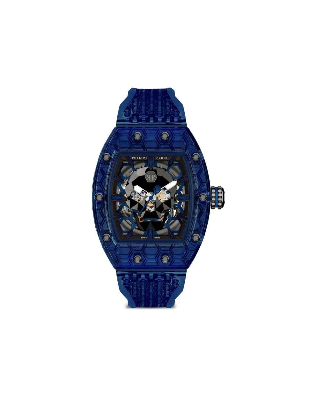 Philipp Plein Blue Crypto King Arctic Shield Watch for men