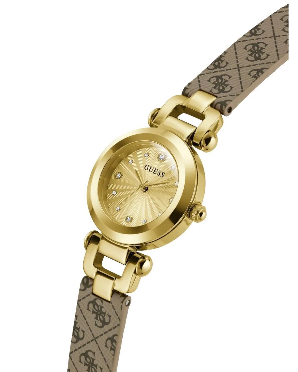 Guess Metallic Ginger Tone Analog Watch