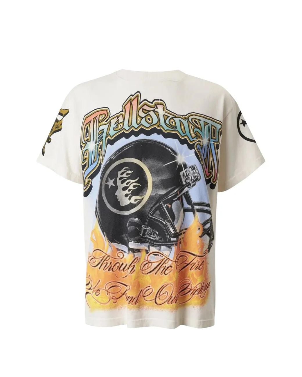 HELLSTAR Multicolor Helmet T-Shirt for men
