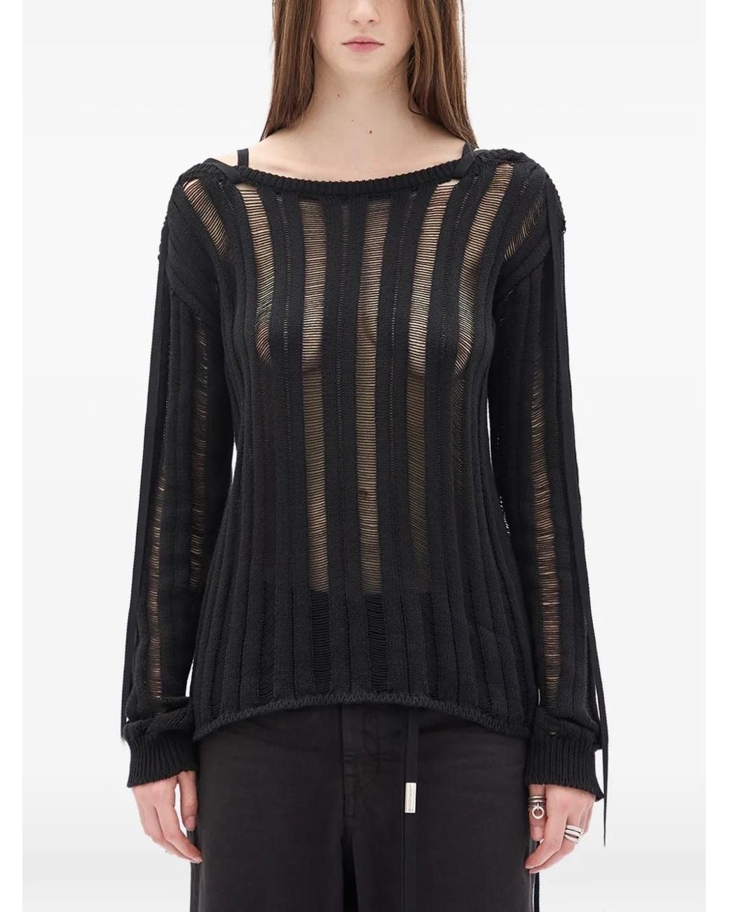 Ann Demeulemeester Black Gala Sweater