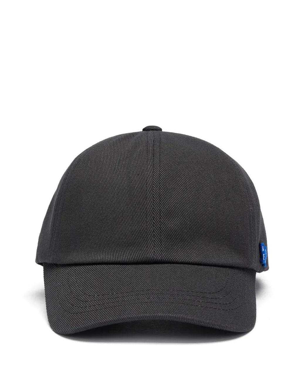 Adererror Black Logo-Patch Cap