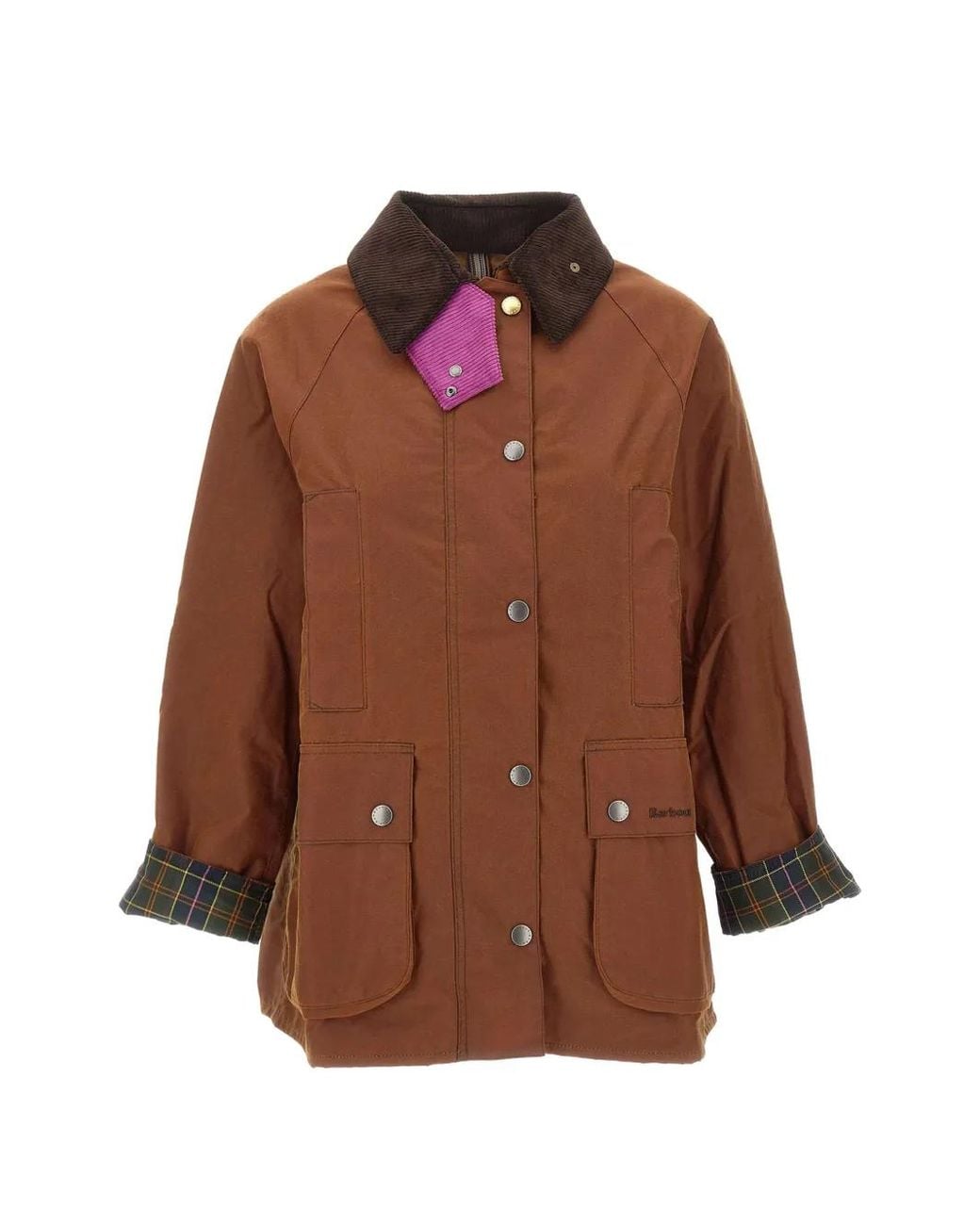 Chiara D'este Brown Beaufort Waxed Jacket
