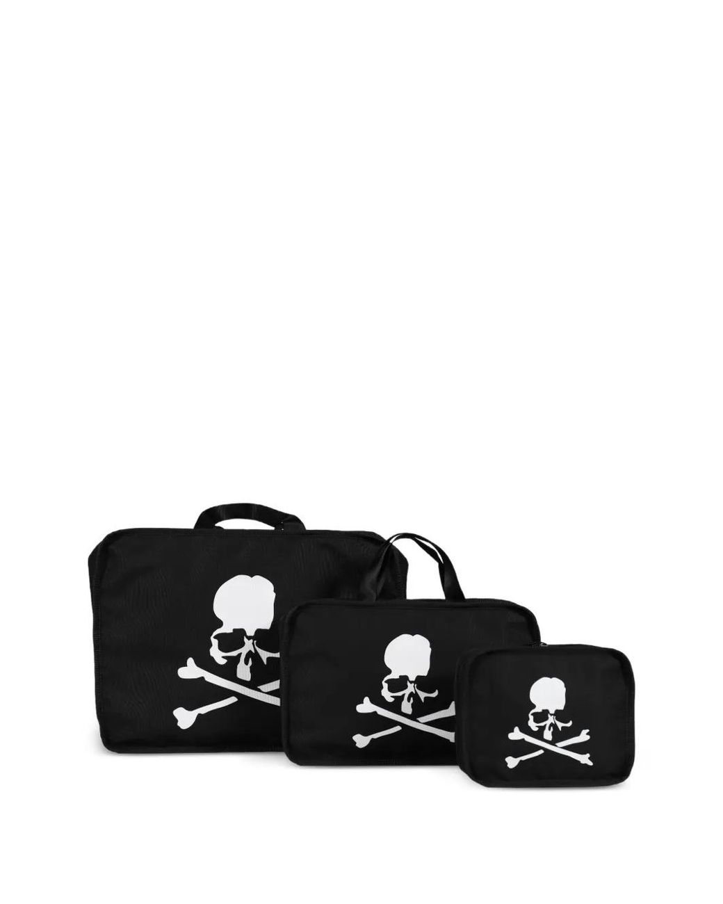 Mastermind Japan Gray Skull-Print Tote Bag for men