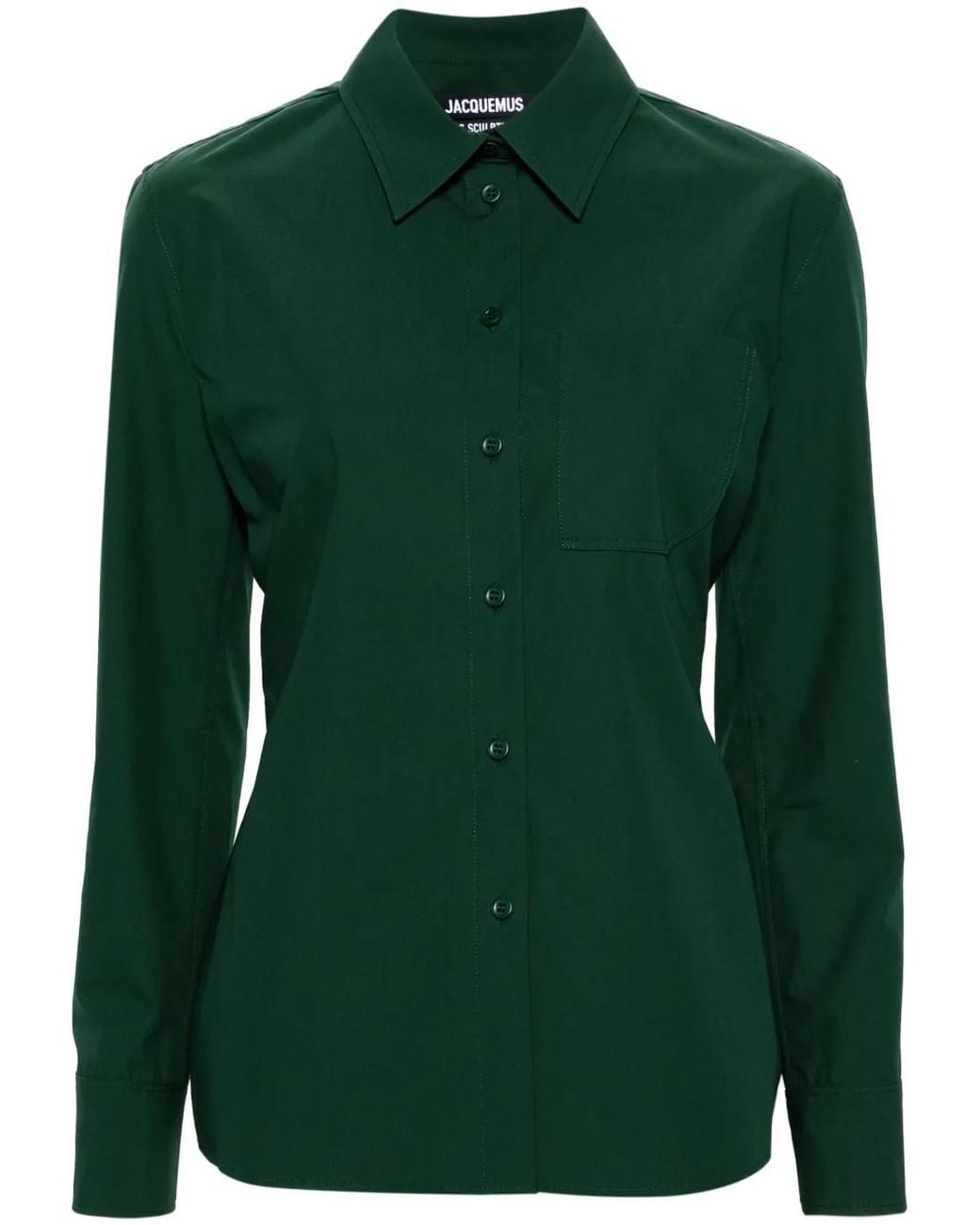 Jacquemus Green Open Back Shirt