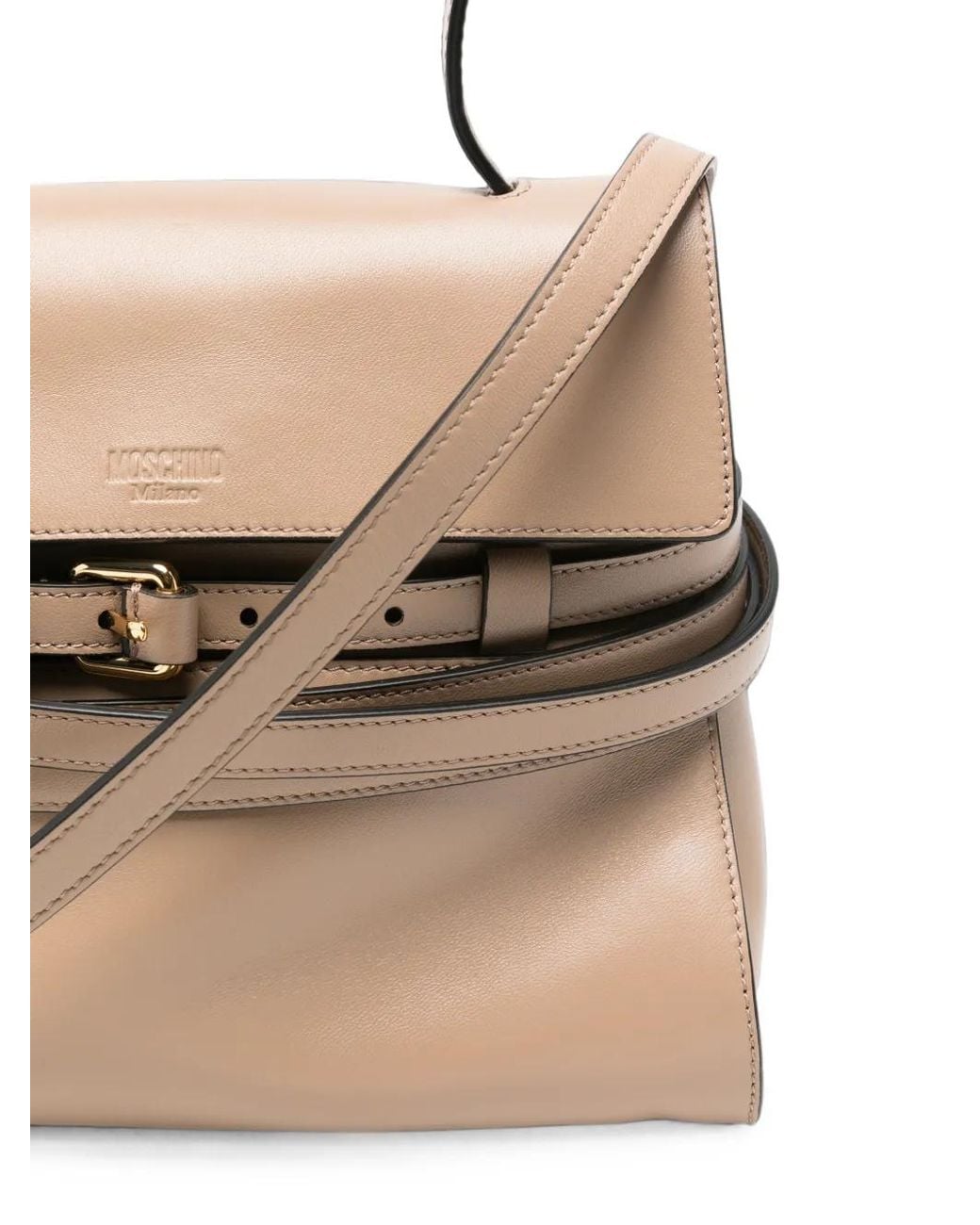 Borsa Tote di Moschino in Natural
