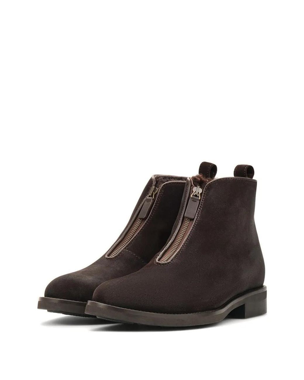 Lottusse Black Zip-Up Leather Boots for men