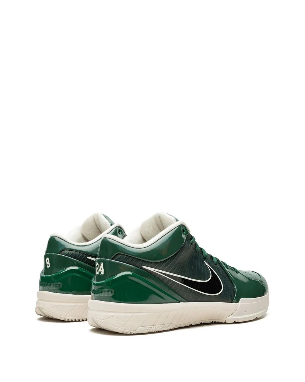 Nike Green X Undefeated Kobe 4 Protro "Milwaukee Bucks" Sneakers