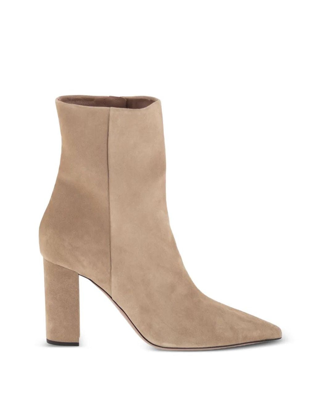 Paris Texas White Anja Pointed-Toe Ankle Boots